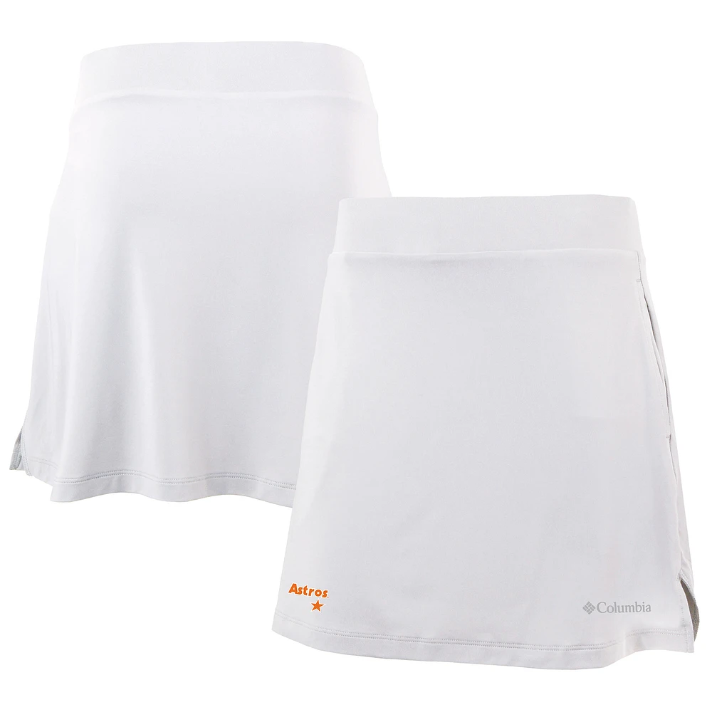 Women's Columbia White Houston Astros Omni-Wick Best One Yet Skort