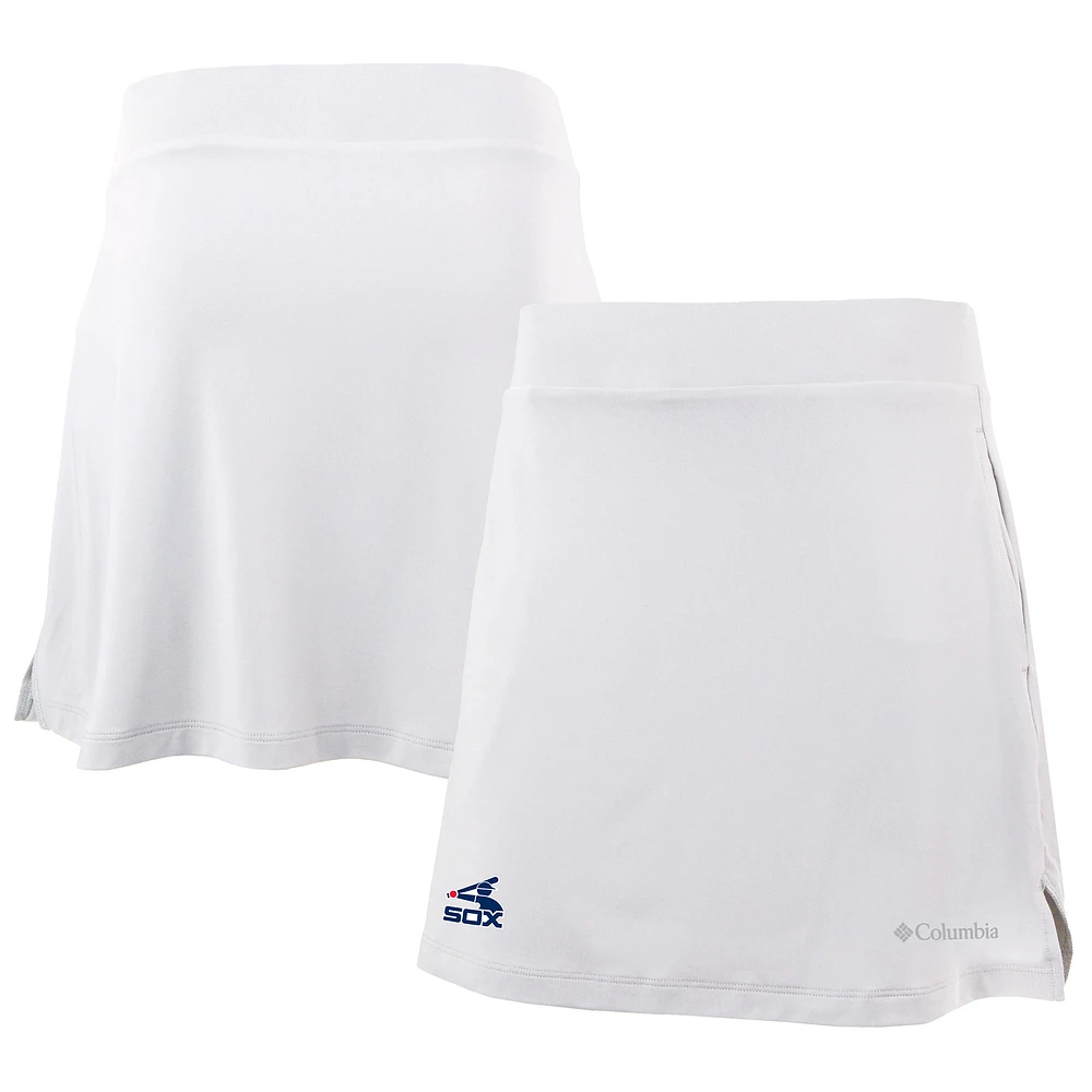 Women's Columbia White Chicago Sox Omni-Wick Best One Yet Skort