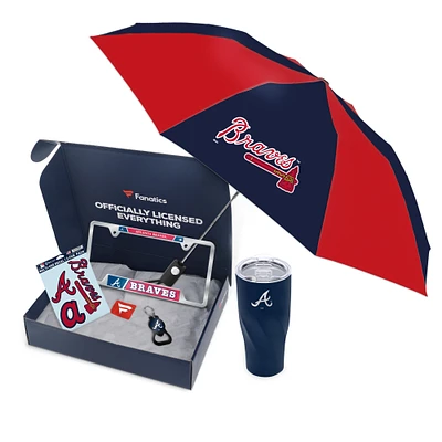WinCraft Atlanta Braves Fanatics Pack Elevated Automotive-Themed Gift Box - $91+ Value