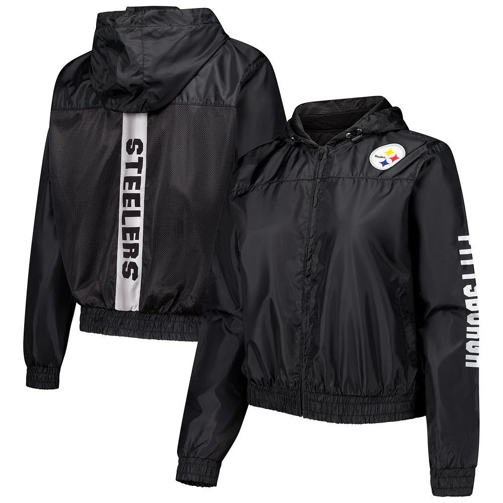 Women's Fanatics Black Pittsburgh Steelers Full-Zip Jacket