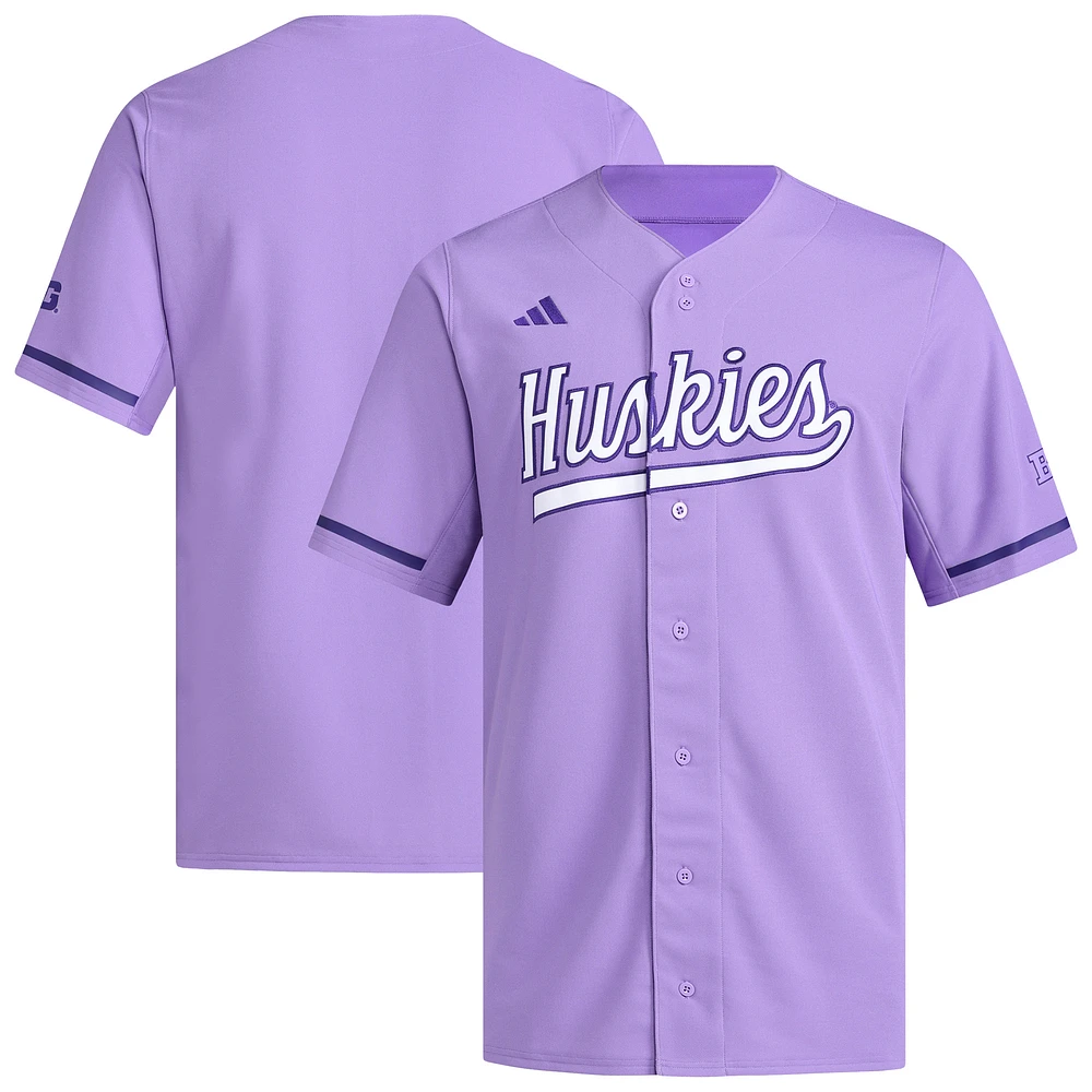 Men's adidas Purple Washington Huskies Replica Baseball Jersey