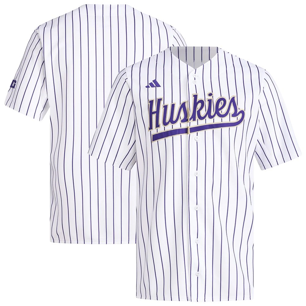 Men's adidas White Washington Huskies Replica Baseball Jersey