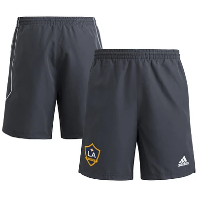 Men's adidas Gray LA Galaxy 2025 Travel Shorts