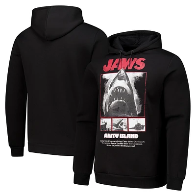 Unisex Reason Jaws Black Amity Island Pullover Hoodie