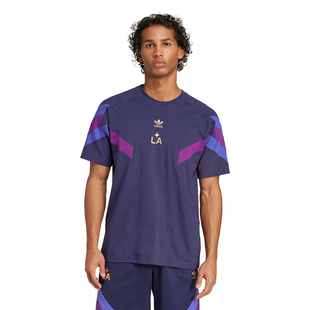 Men's adidas Originals Navy LA Galaxy Culturewear Collection Fashion Jersey