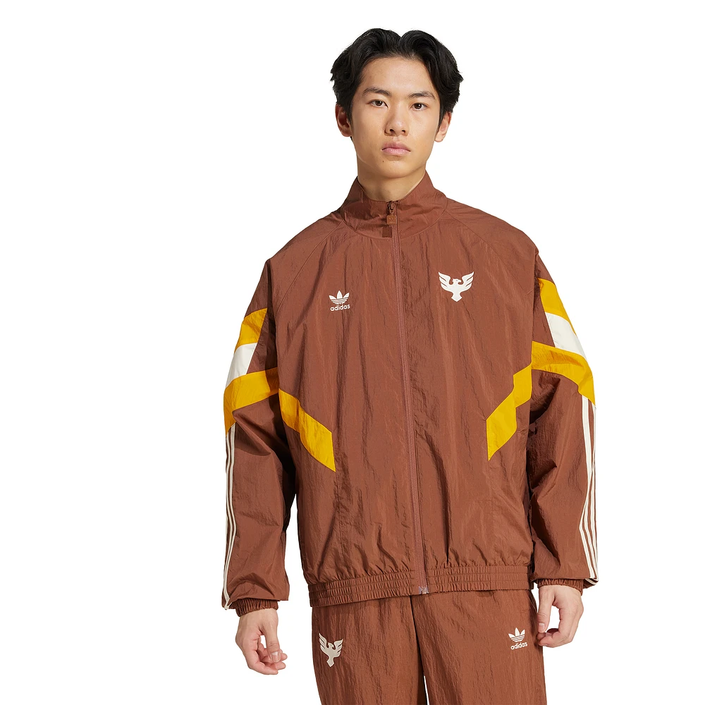Men's adidas Originals Brown D.C. United Culturewear Collection Full-Zip Track Jacket