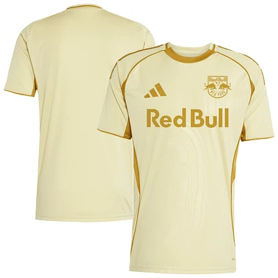 Men's adidas Tan New York Red Bulls 2025 One Planet Pre-Match Top