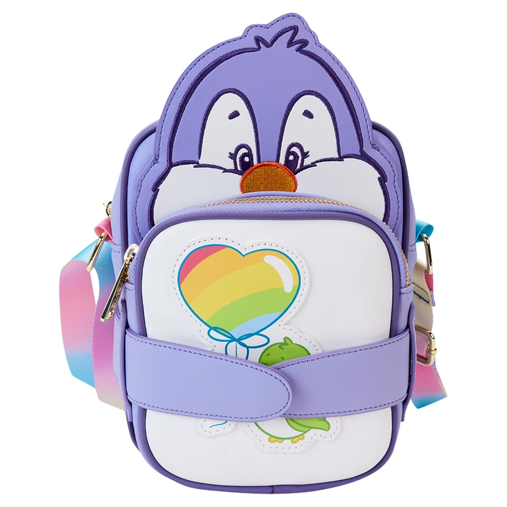 Loungefly Care Bears Cousins Cozy Heart Penguin Crossbuddies Crossbody Bag with Coin Bag