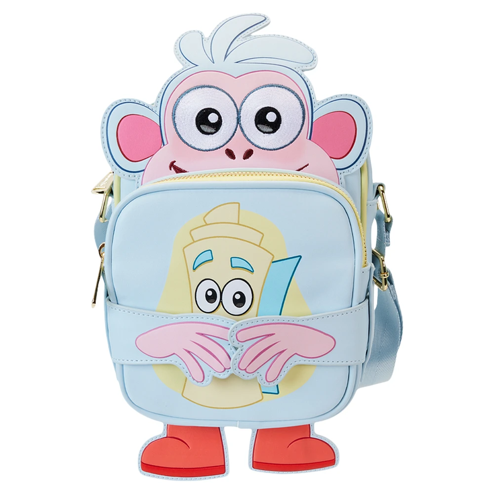 Loungefly Dora the Explorer Boots Crossbuddies Crossbody Bag with Coin Bag