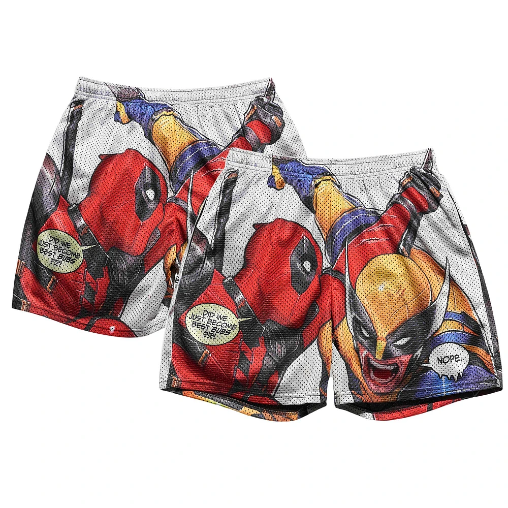 Men's Chalk Line Deadpool & Wolverine Best Bubs Retro Shorts