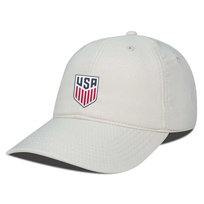 Men's Levelwear Khaki USMNT Matrix Patch Adjustable Hat