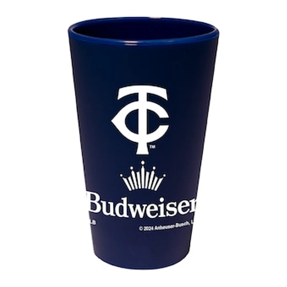 WinCraft Minnesota Twins MLB x Budweiser 16oz. Silicone Pint Glass