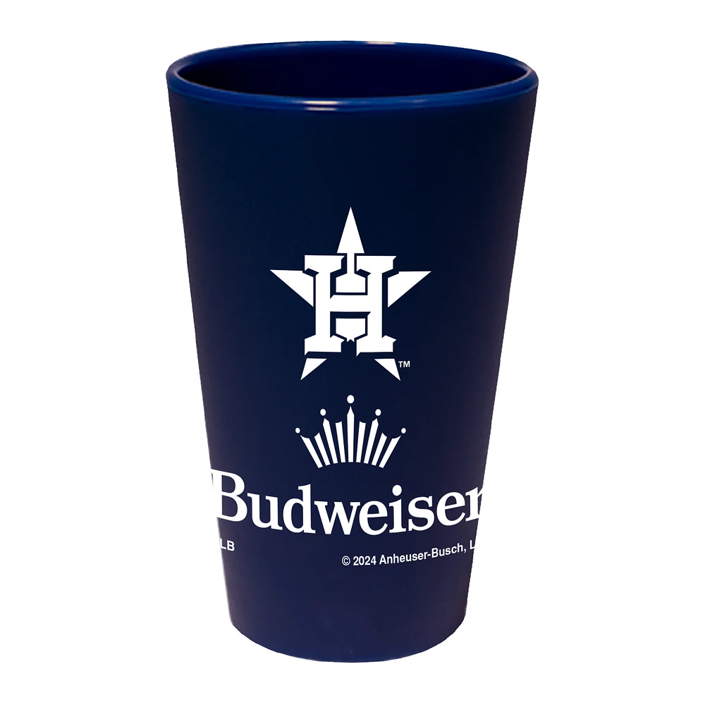 WinCraft Houston Astros MLB x Budweiser 16oz. Silicone Pint Glass