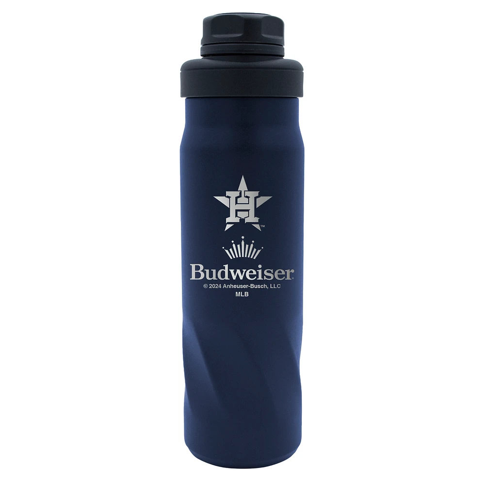 WinCraft Houston Astros 2024 MLB x Budweiser 20oz. Morgan Water Bottle