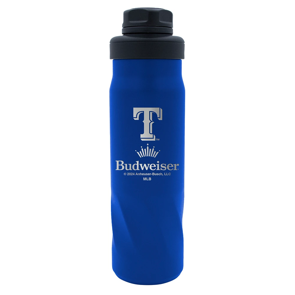 WinCraft Texas Rangers 2024 MLB x Budweiser 20oz. Morgan Water Bottle
