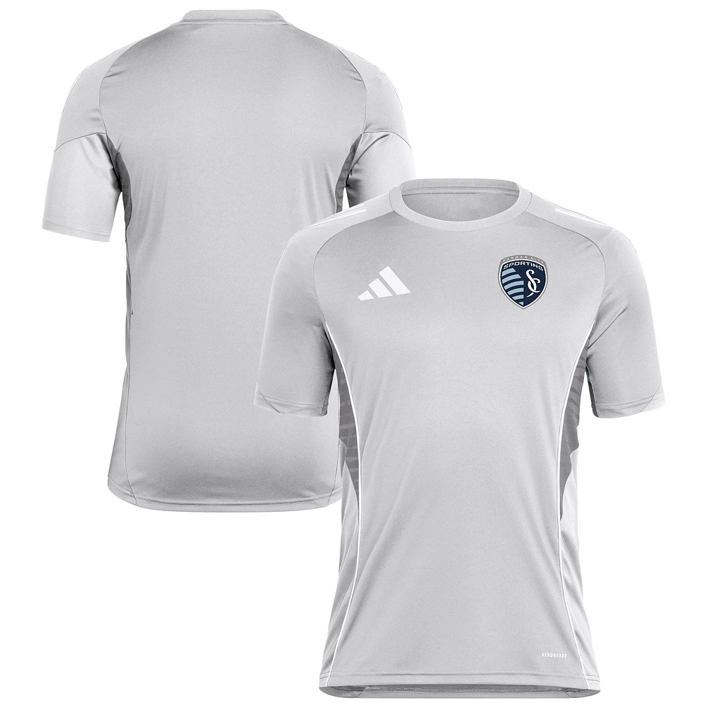 Men's adidas Silver Sporting Kansas City 2025 Training Jersey