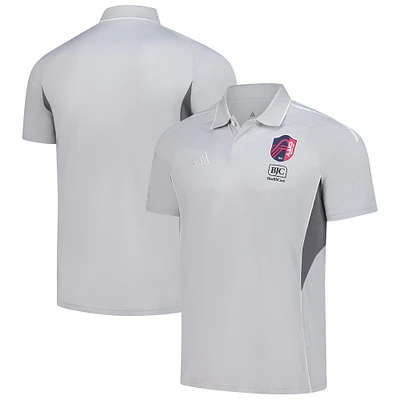 Men's adidas Silver St. Louis City SC 2025 Training Polo