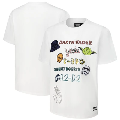 Women's Freeze Max White Star Wars Boyfriend T-Shirt