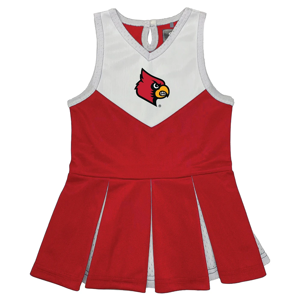 Girls Toddler Garb Red Louisville Cardinals Cheerleader Dress