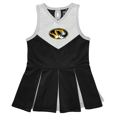 Girls Toddler Garb Black Missouri Tigers Cheerleader Dress