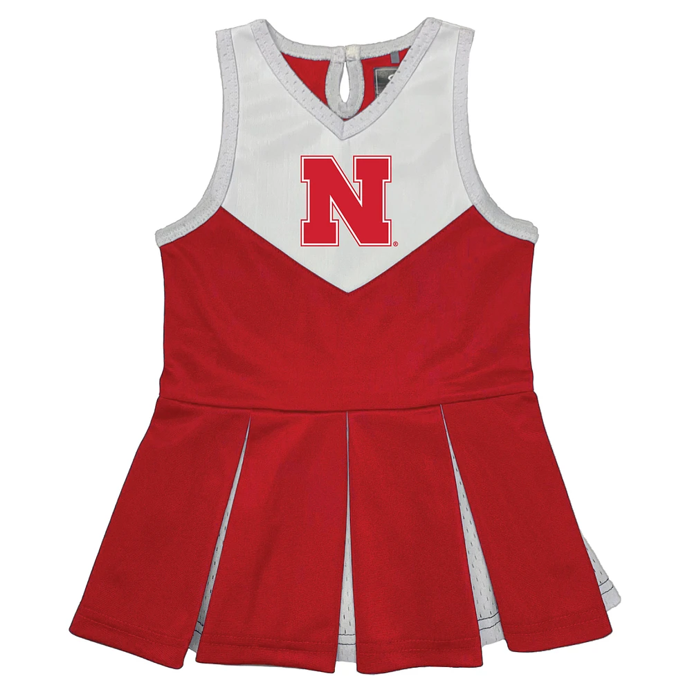 Girls Toddler Garb Scarlet Nebraska Huskers Cheerleader Dress