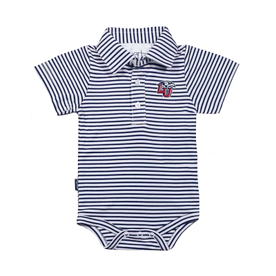 Infant Garb Navy/White Liberty Flames Carson Polo Bodysuit