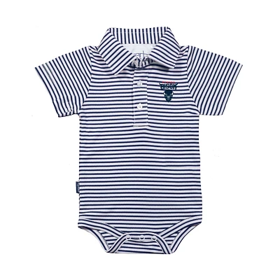 Infant Garb Navy/White Howard Bison Carson Polo Bodysuit