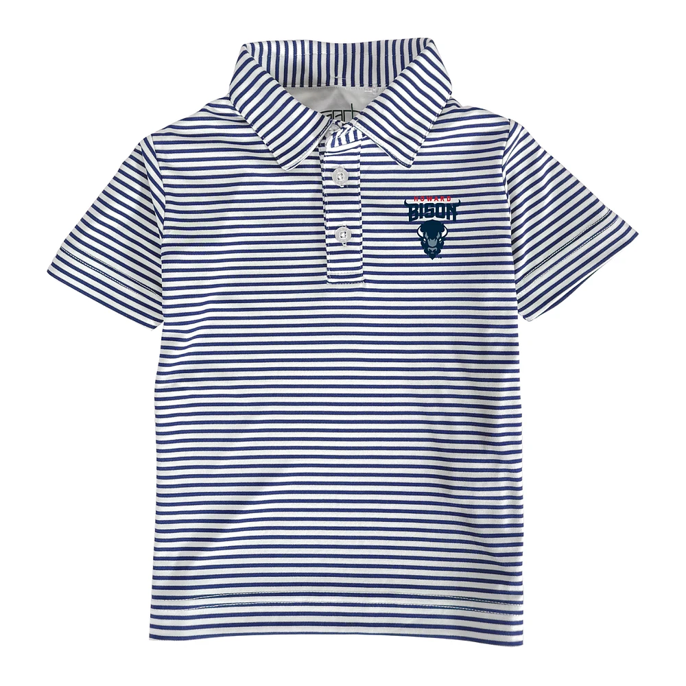 Toddler Garb Navy/White Howard Bison Carson Polo