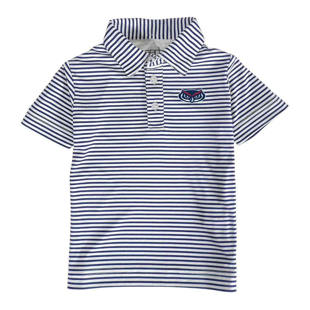 Toddler Garb Navy/White Florida Atlantic Owls Carson Polo