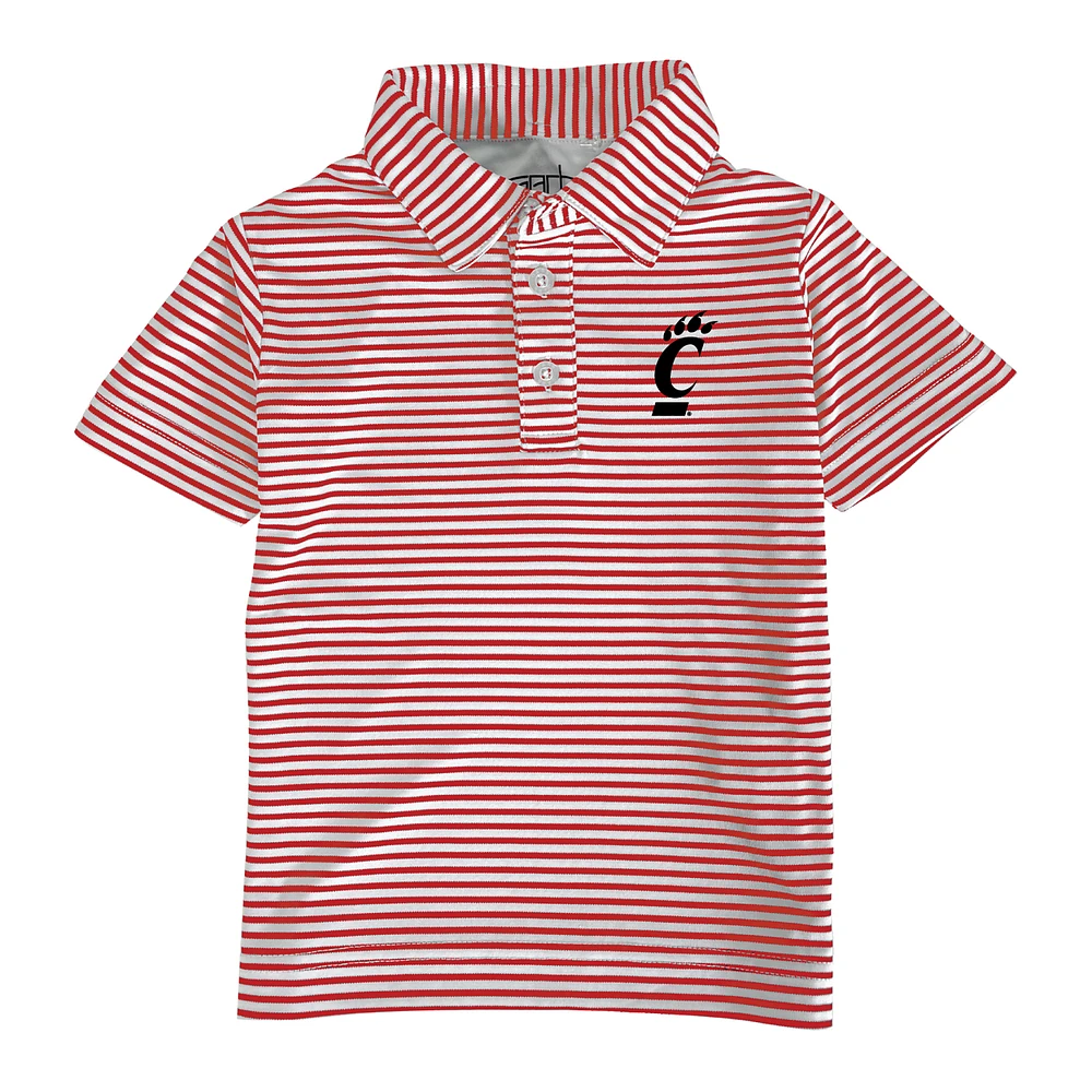 Toddler Garb Red/White Cincinnati Bearcats Carson Polo