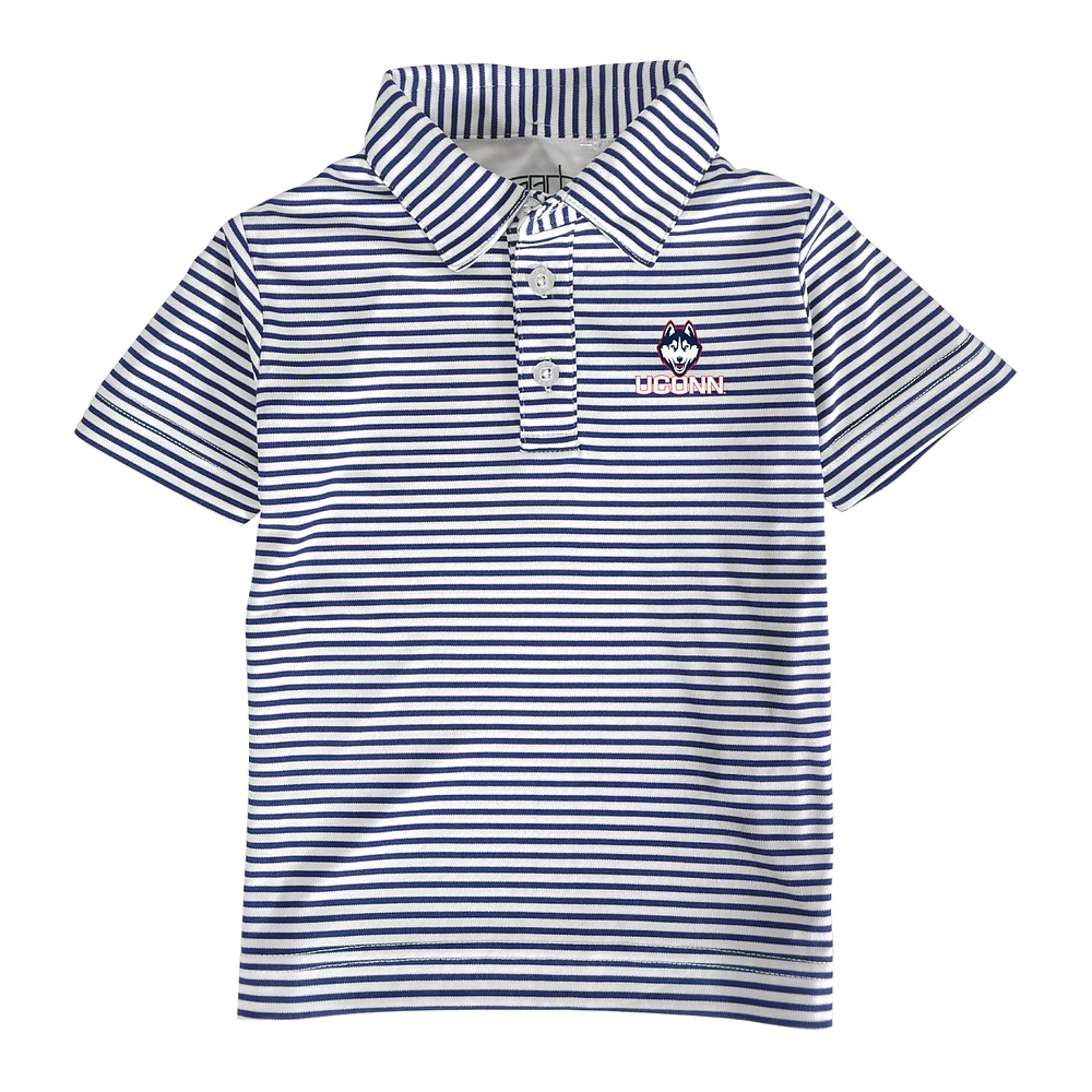 Toddler Garb Navy/White UConn Huskies Carson Polo