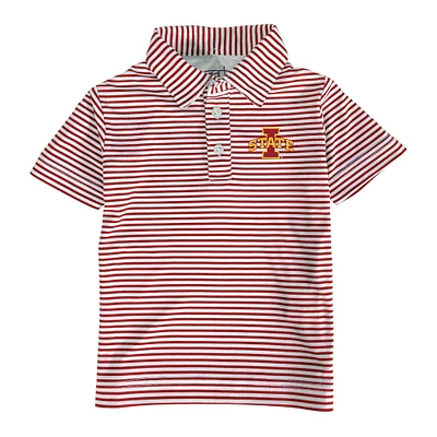 Toddler Garb Cardinal/White Iowa State Cyclones Carson Polo