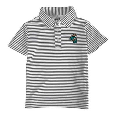 Toddler Garb Charcoal/White Coastal Carolina Chanticleers Carson Polo