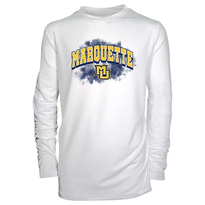 Youth Garb White Marquette Golden Eagles Jessie Long Sleeve Sunshirt