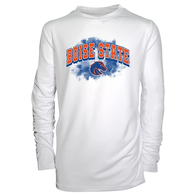 Youth Garb White Boise State Broncos Jessie Long Sleeve Sunshirt