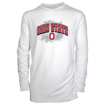 Youth Garb White Ohio State Buckeyes Jessie Long Sleeve Sunshirt