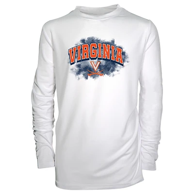 Youth Garb White Virginia Cavaliers Jessie Long Sleeve Sunshirt