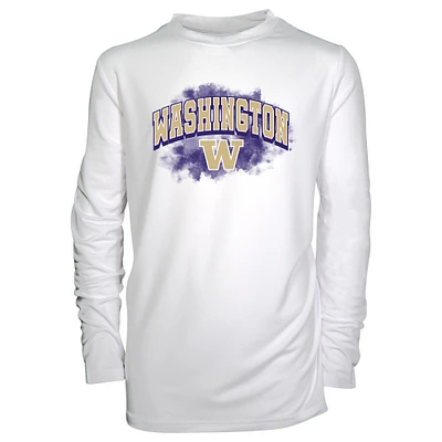 Youth Garb White Washington Huskies Jessie Long Sleeve Sunshirt