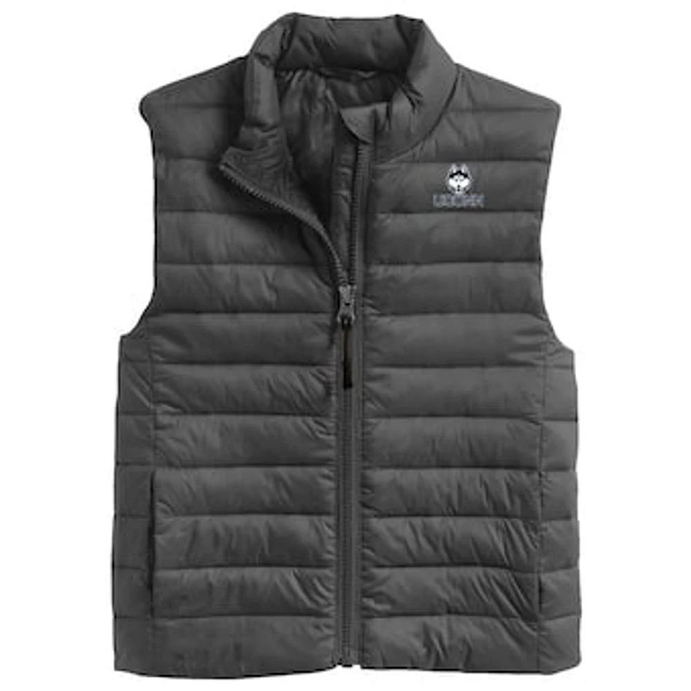 Toddler Garb Charcoal UConn Huskies Kai Full-Zip Vest