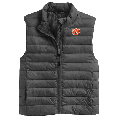 Youth Garb Charcoal Auburn Tigers Kai Full-Zip Vest