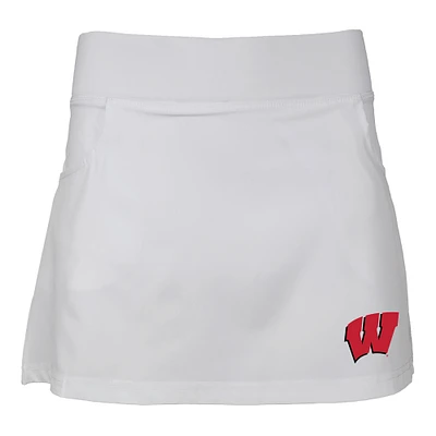 Girls Toddler Garb White Wisconsin Badgers Sara Skort