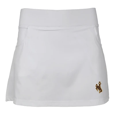 Girls Toddler Garb White Wyoming Cowboys Sara Skort