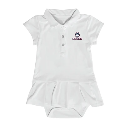 Infant Garb White UConn Huskies Caroline Bodysuit Dress