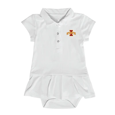 Infant Garb White Iowa State Cyclones Caroline Bodysuit Dress