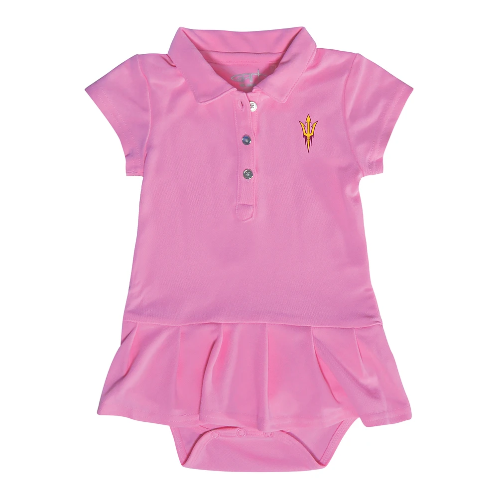 Infant Garb Pink Arizona State Sun Devils Caroline Bodysuit Dress