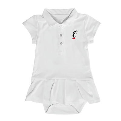 Infant Garb White Cincinnati Bearcats Caroline Bodysuit Dress