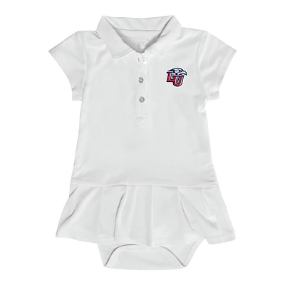 Infant Garb White Liberty Flames Caroline Bodysuit Dress