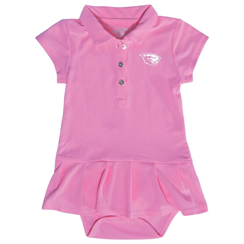 Infant Garb Pink Oregon State Beavers Caroline Bodysuit Dress