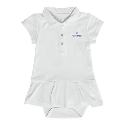 Infant Garb White Johns Hopkins Blue Jays Caroline Bodysuit Dress