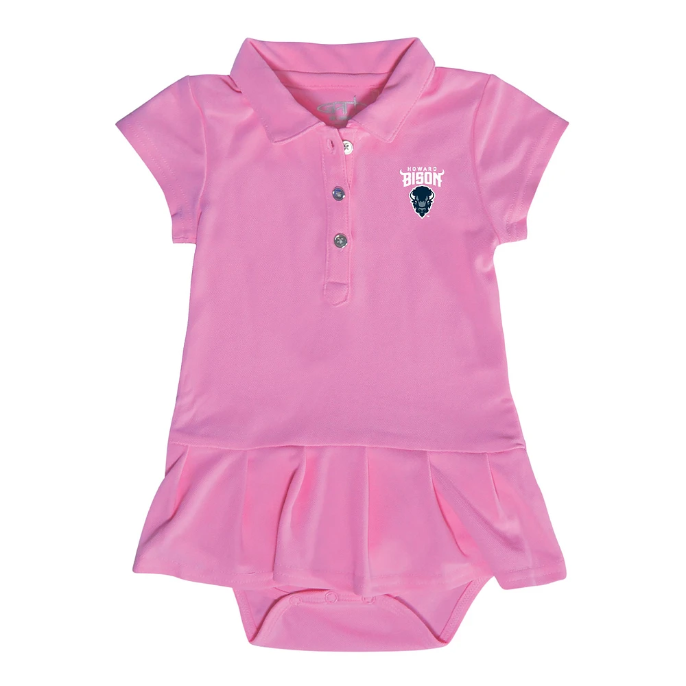 Infant Garb Pink Howard Bison Caroline Bodysuit Dress